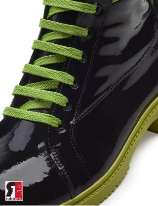 Latex Boots mit Schnürung 2